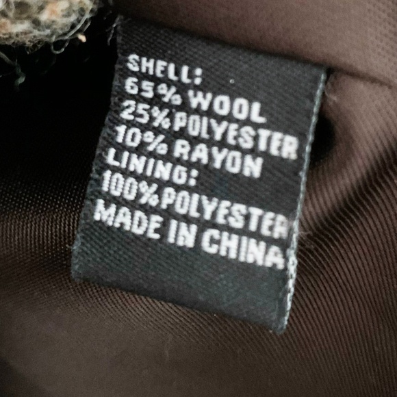 Jones New York Wool Tweed Long Overcoat - Picture 7 of 7